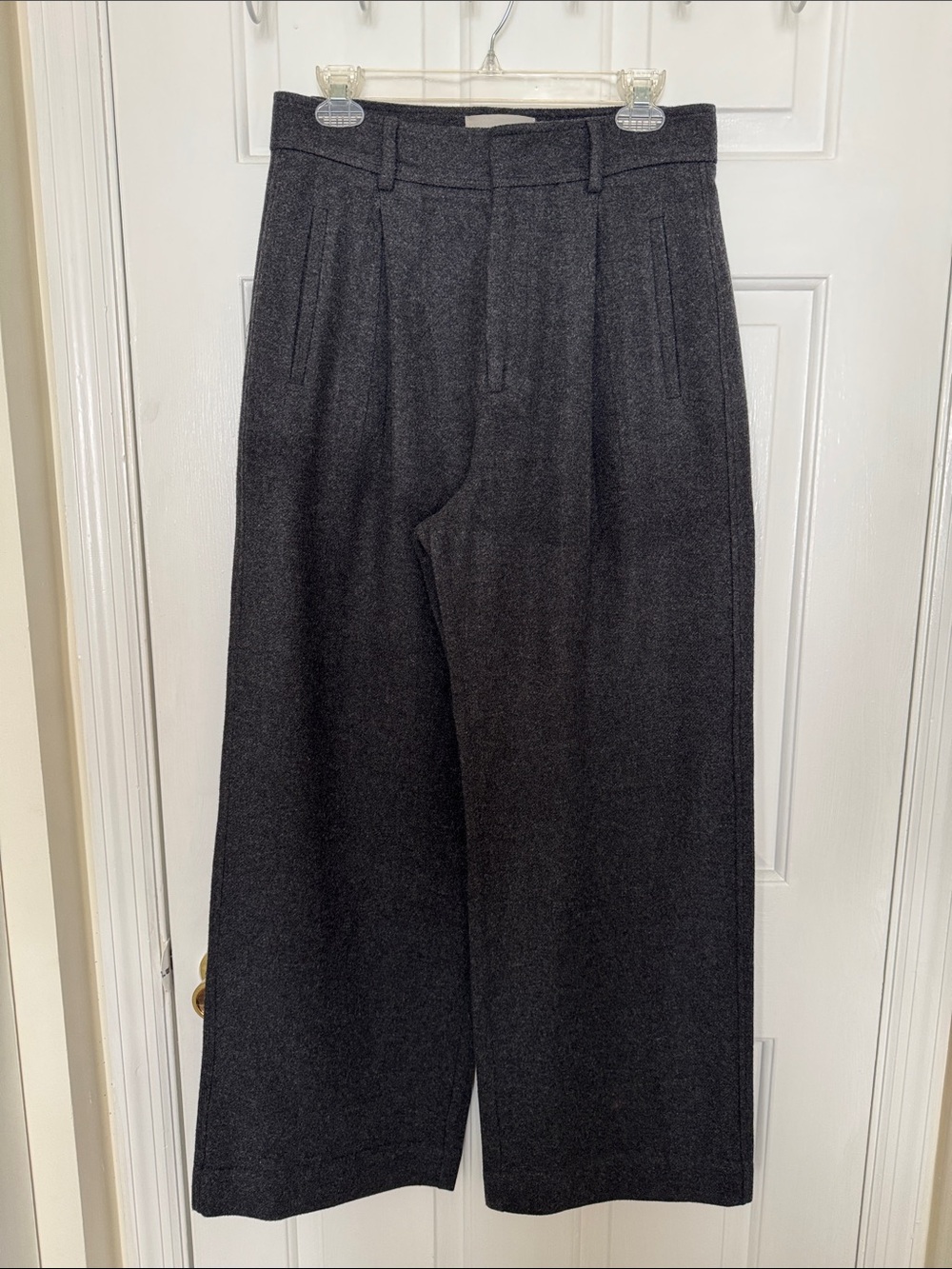 Everlane wide leg wool trousers